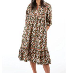 Anthropologie Mod Cloth Saint Geraldine Vineyard Daisy Pollyjean Floral Dress‎